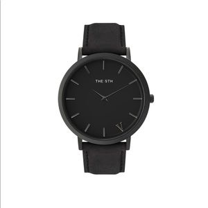 2 The Fifth Watches. Full Black, gold rose.